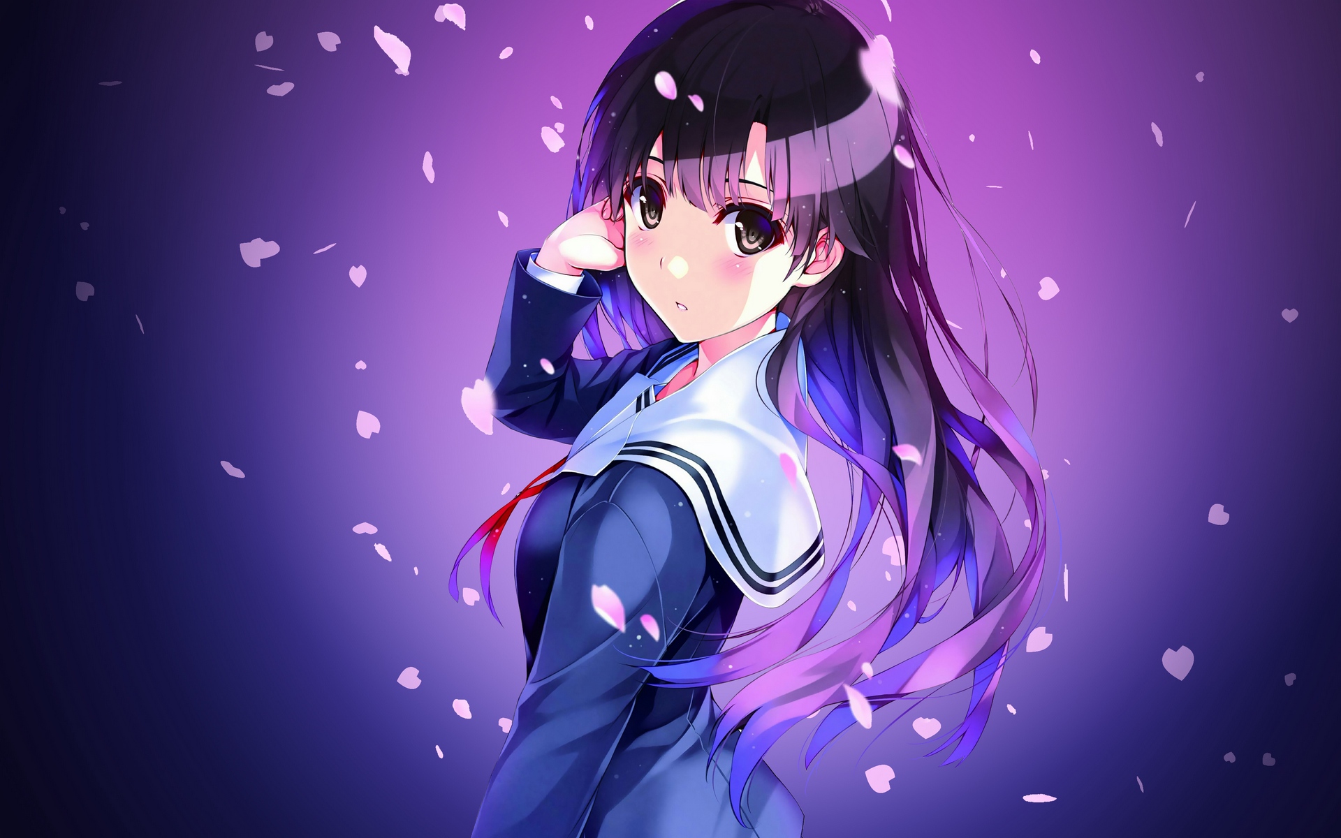 动漫美少女图片大全 电脑壁纸-动漫迷的壁纸宝藏：萌妹子与战斗
