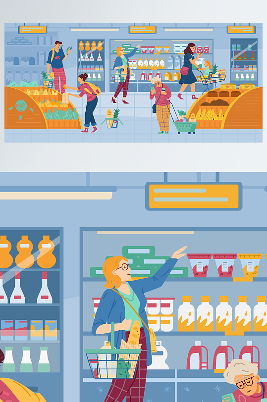 动漫里的超市_动漫超市背景图_g品超市 动漫