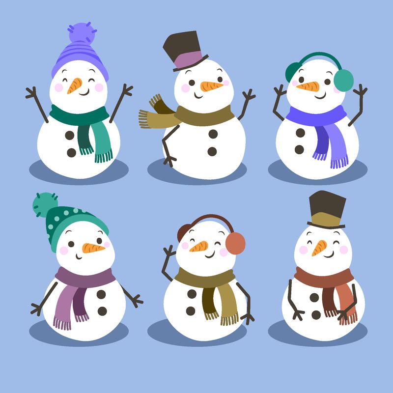 卡通雪人图片_卡通雪人图片简笔画_卡通雪人图片可爱